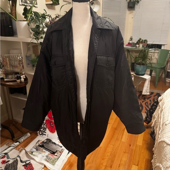 Steve Madden Jackets & Blazers - Steve Madden Black Lightweight Shirt Jacket
